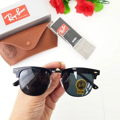 Lunettes de Soleil Clubmaster RB Unisexe Protection UV