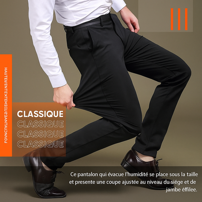 【🔥Prix le plus bas du jour】Pantalon classique à haute élasticité pour hommes